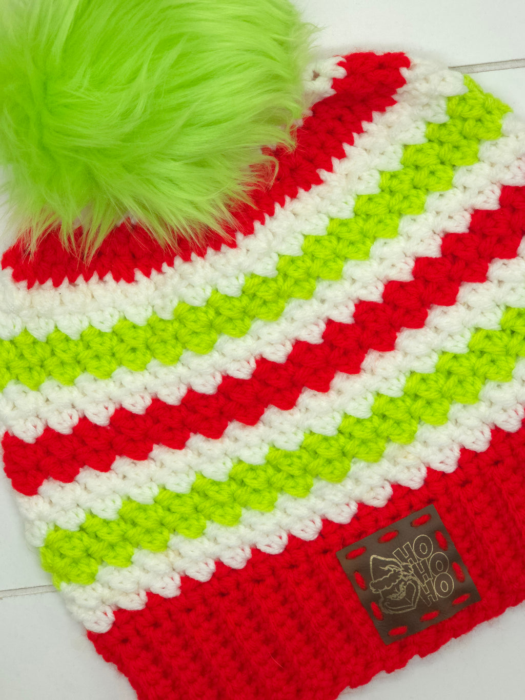 Zig Zag Beanie - Grinchy