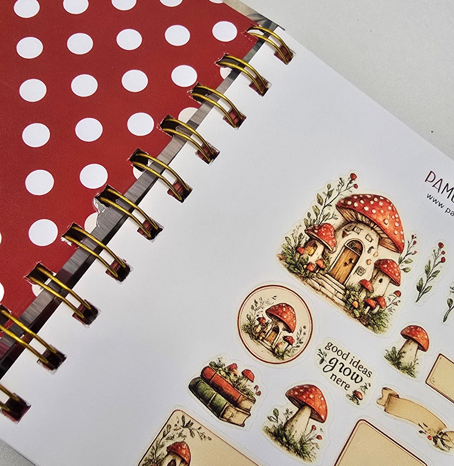 Woodland Mushroom - 5X5 BOUTIQUE JOURNAL