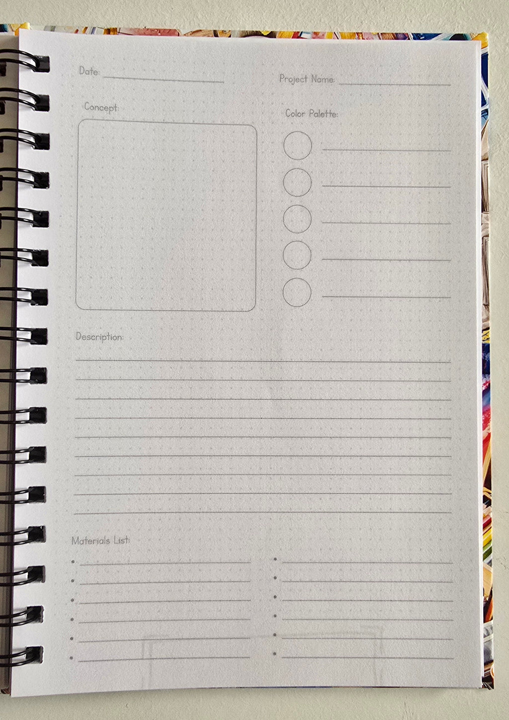 Artist's Concept Planner| 6X8.5
