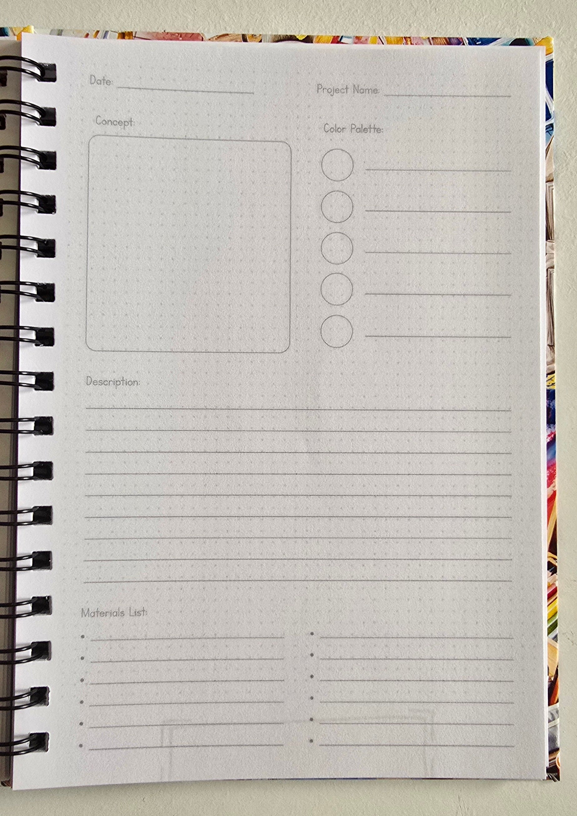 Artist's Concept Planner| 6X8.5