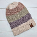 Knit Beanie Sand Stripe