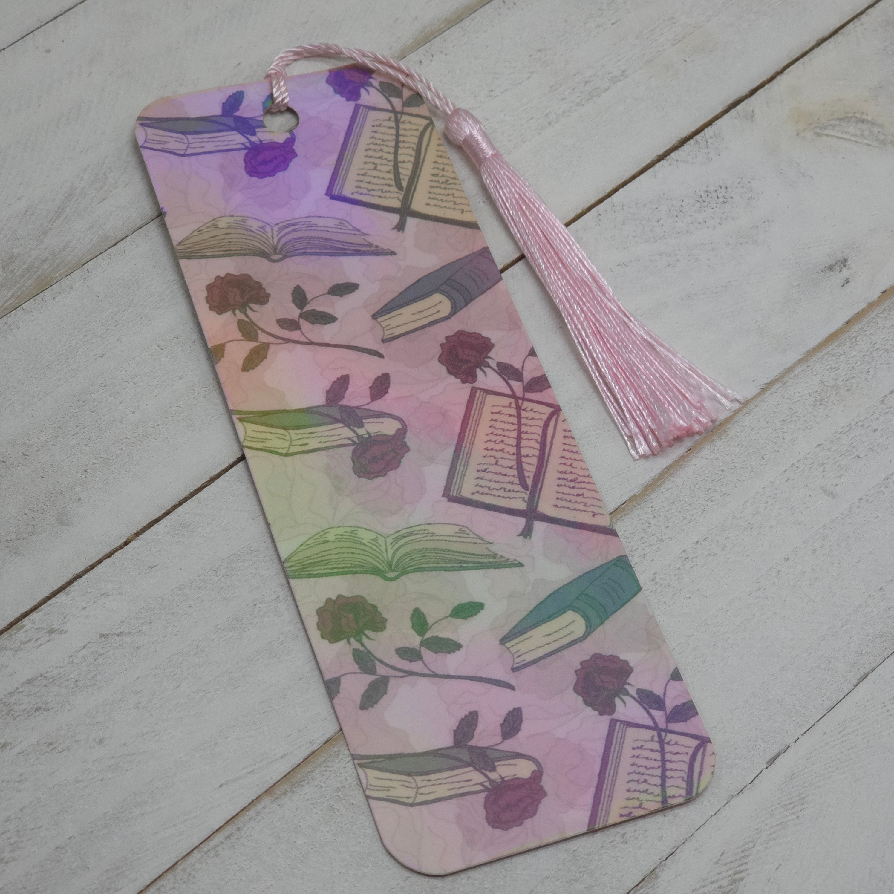 Bookmark Books & Roses