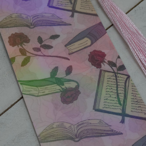 Bookmark Books & Roses