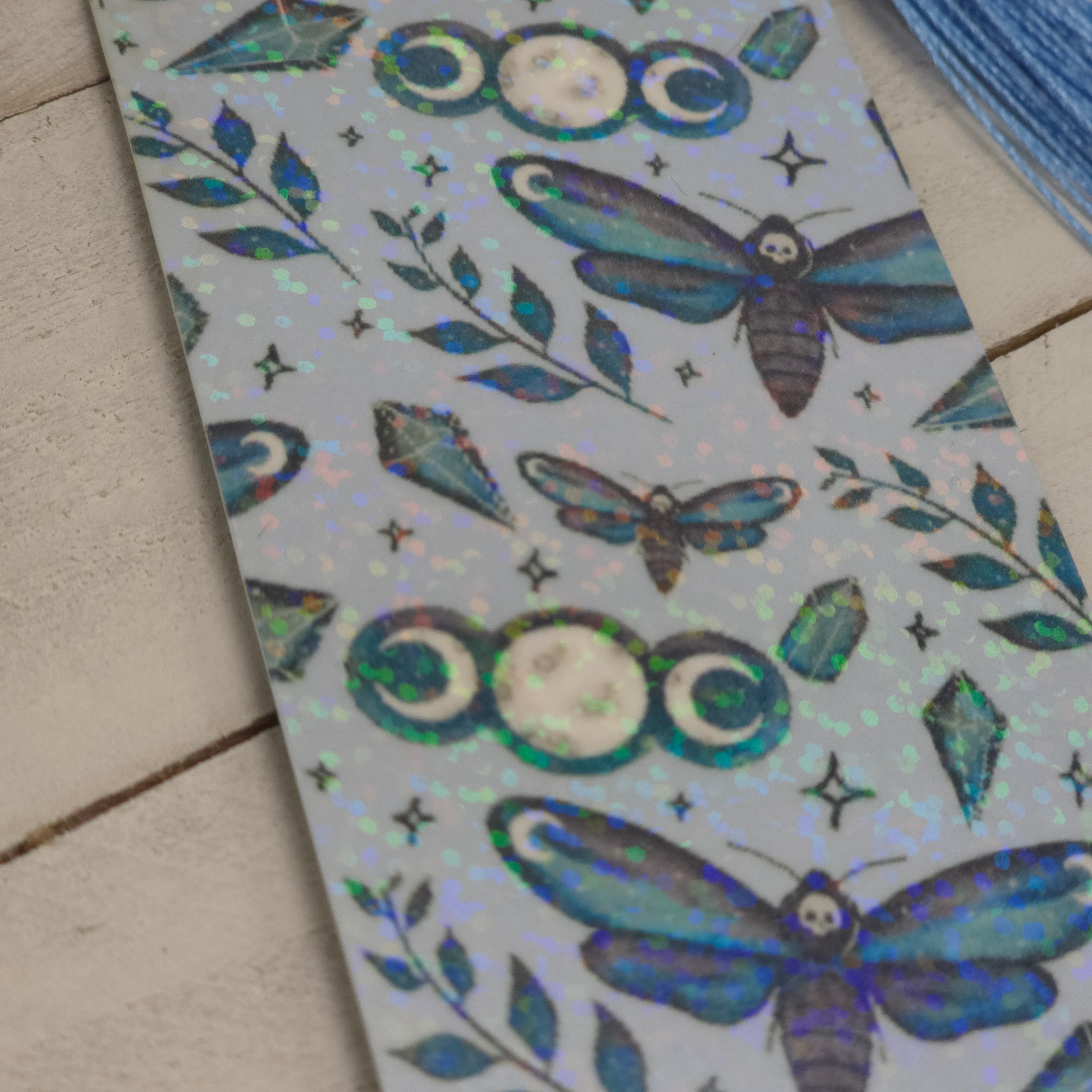 Bookmark Moths & Moons