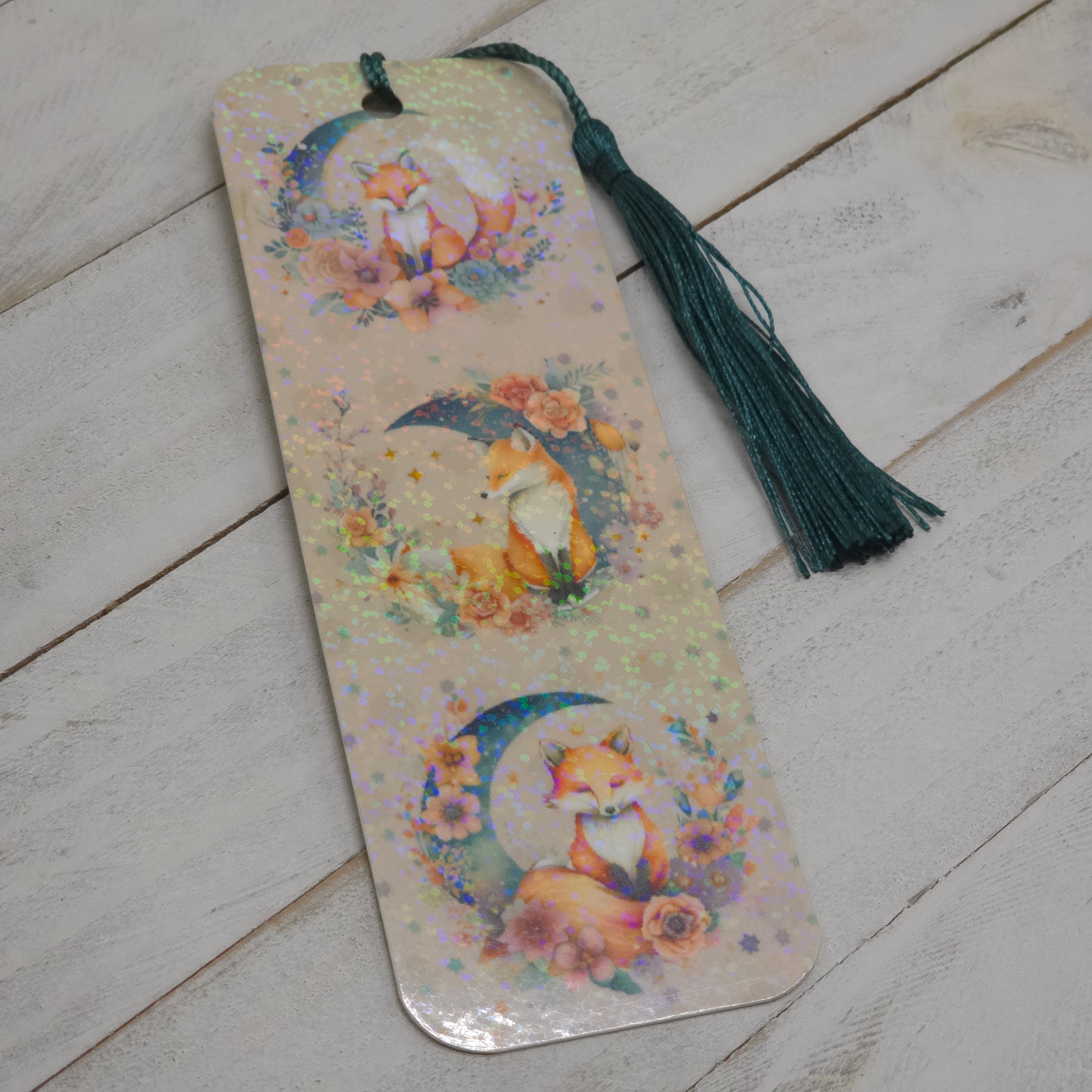 Bookmark Mystical Foxes Cream