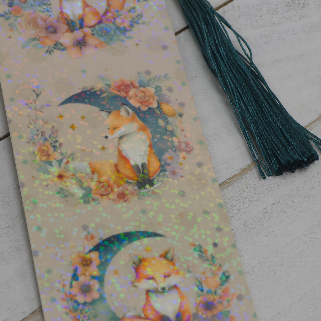 Bookmark Mystical Foxes Cream