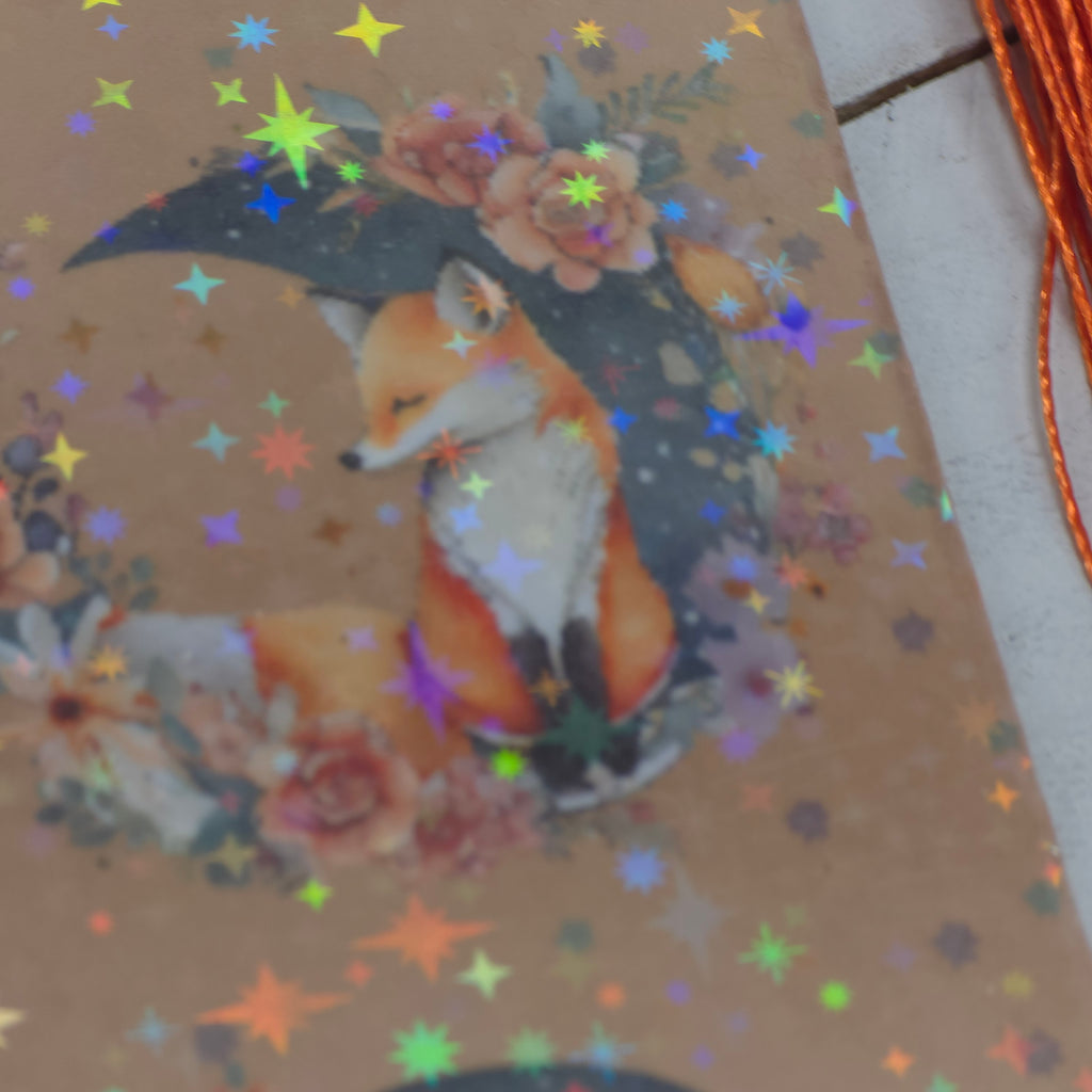 Bookmark Mystical Foxes Tan