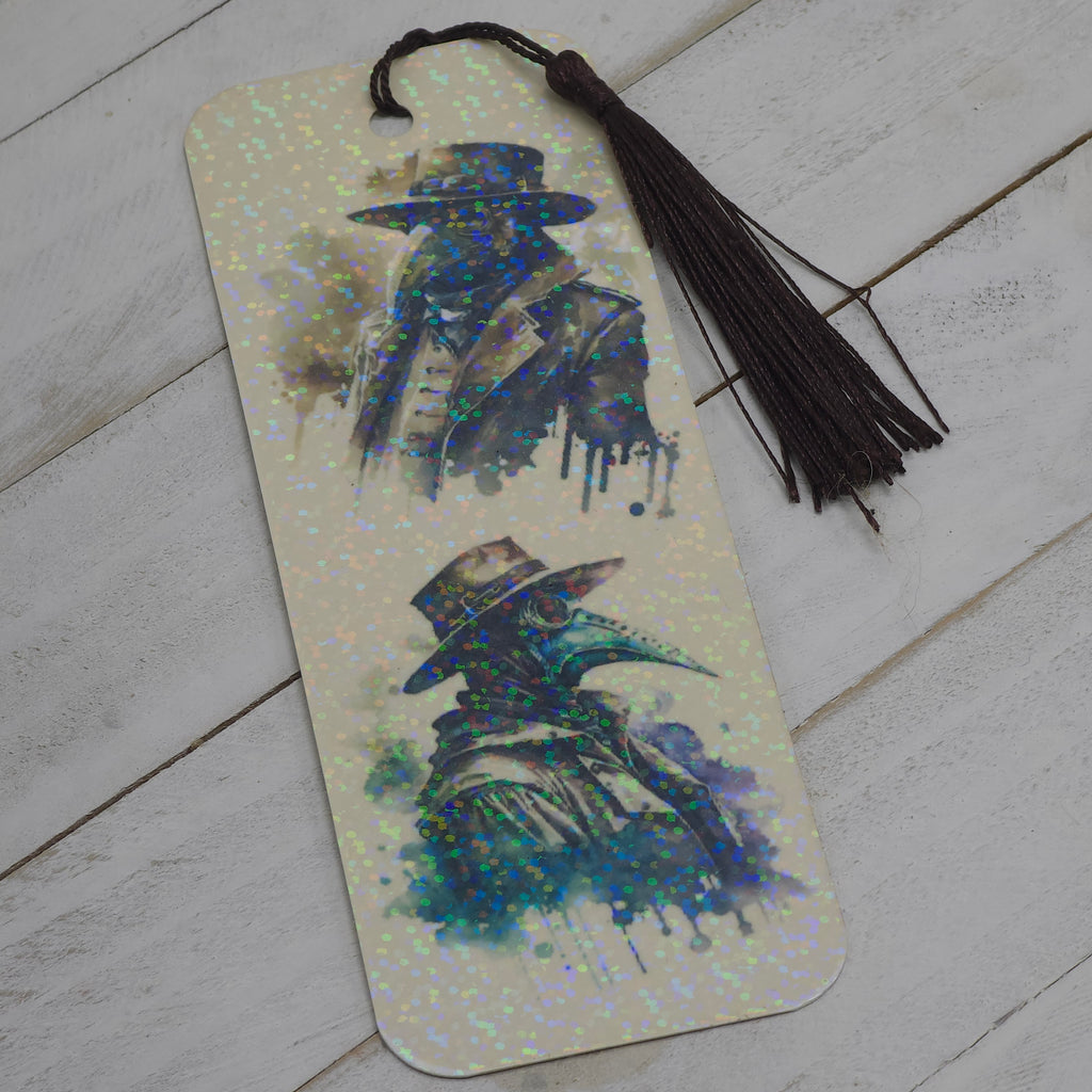 Bookmark Plague Doctor Watercolor