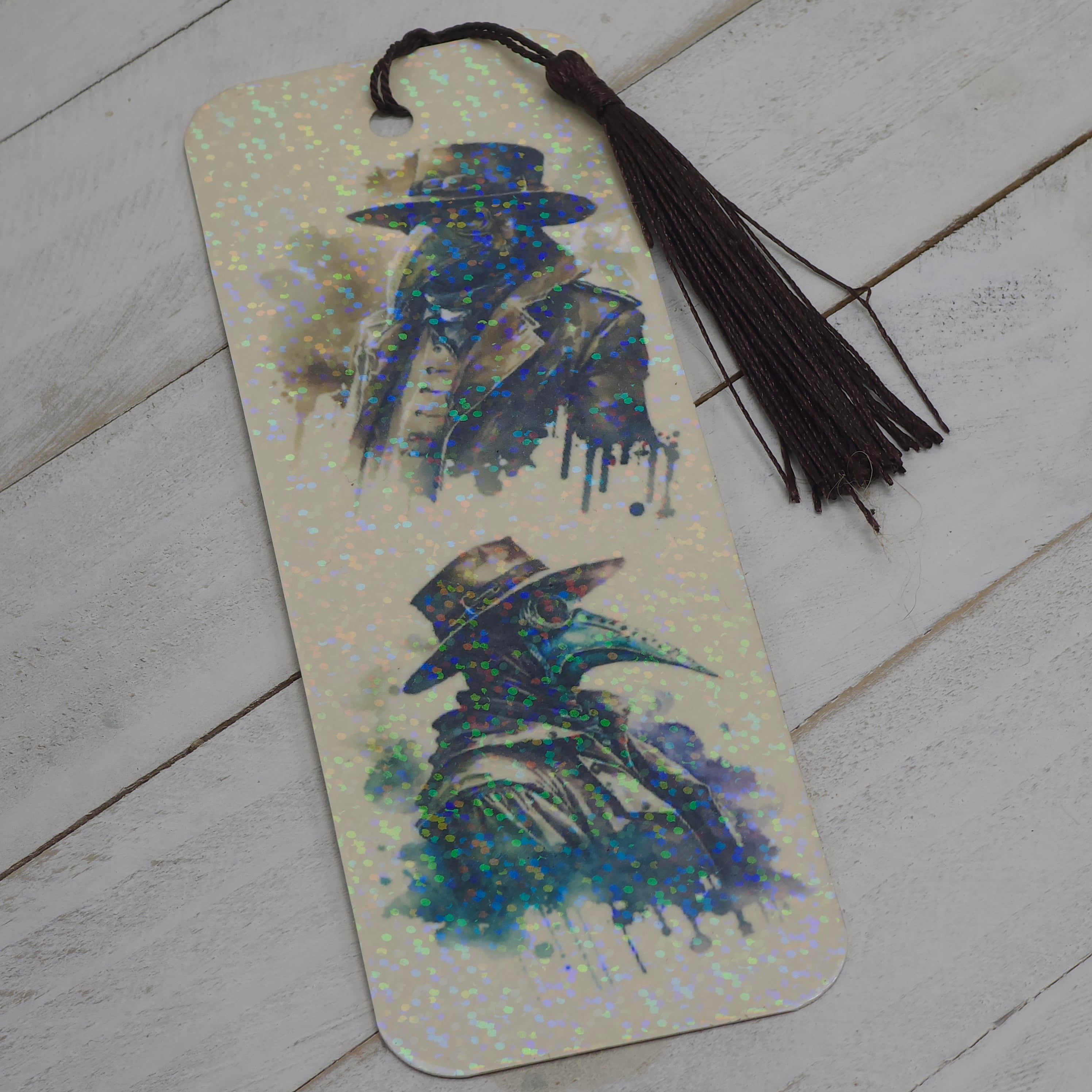 Bookmark Plague Doctor Watercolor