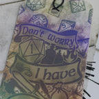 Bookmark D & D Don't Worry I have a Plan