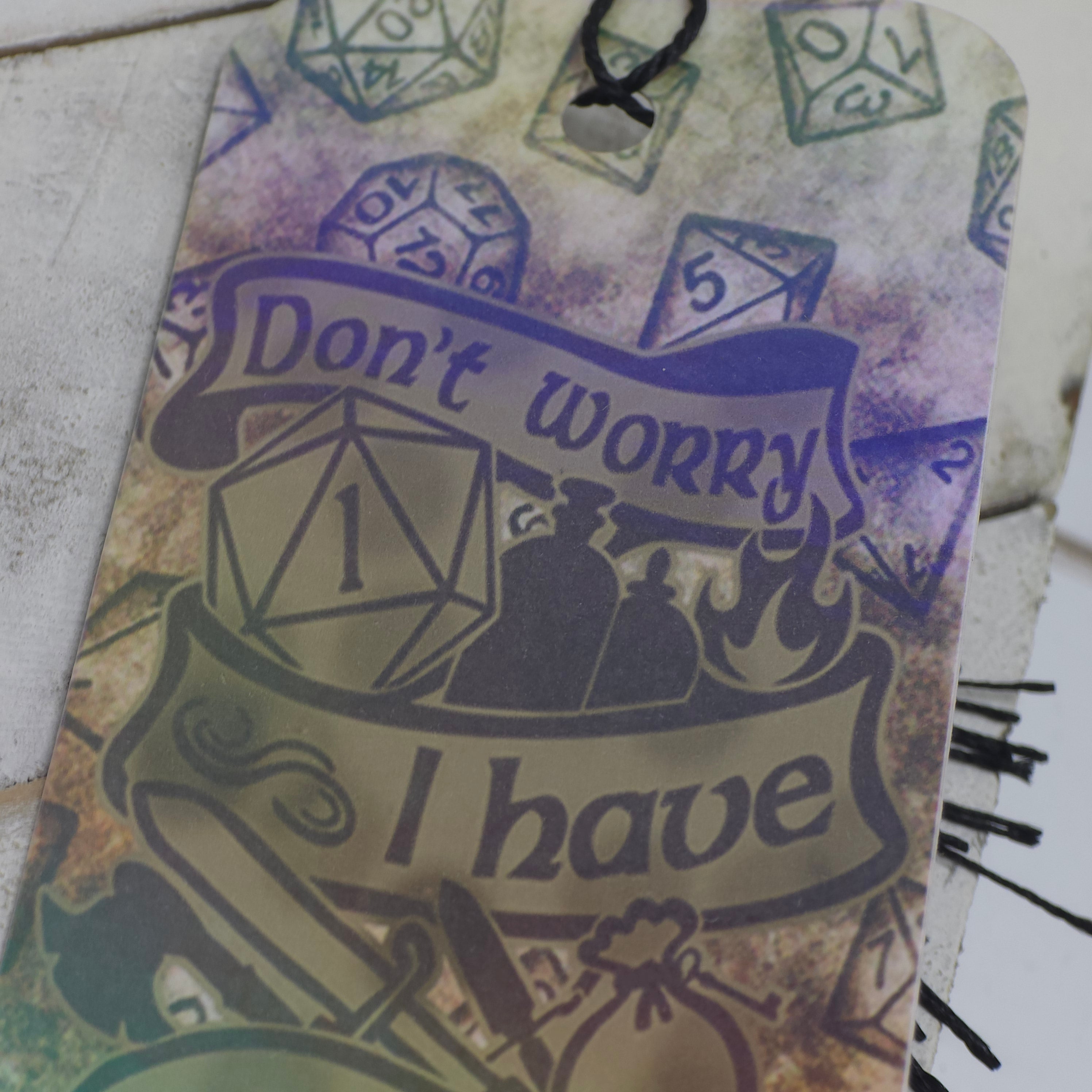 Bookmark D & D Don't Worry I have a Plan