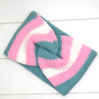 Knit Headband Trans Pride