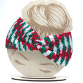 Knit Headband Christmas Tweed