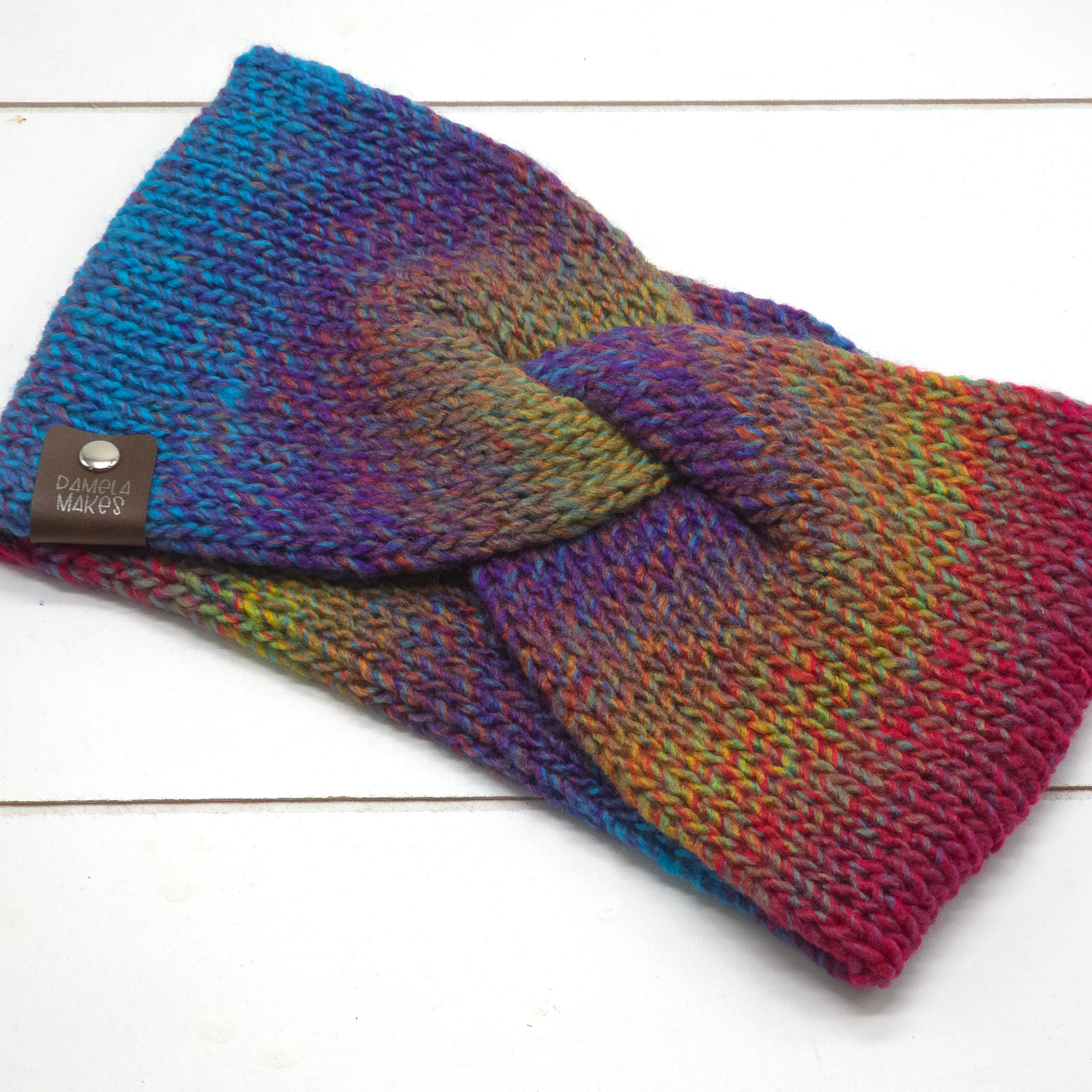 Knit Headband Sunset