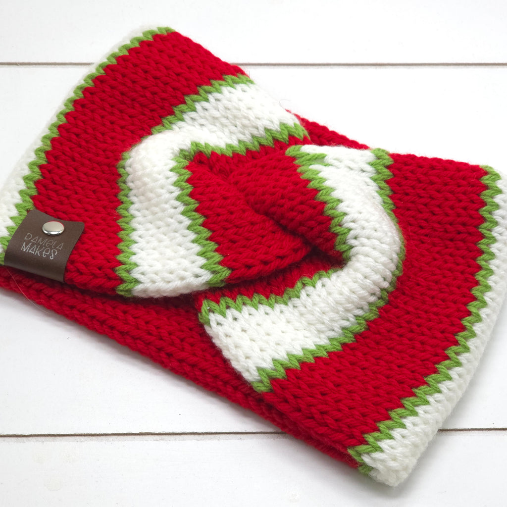 Knit Headband Grinchy