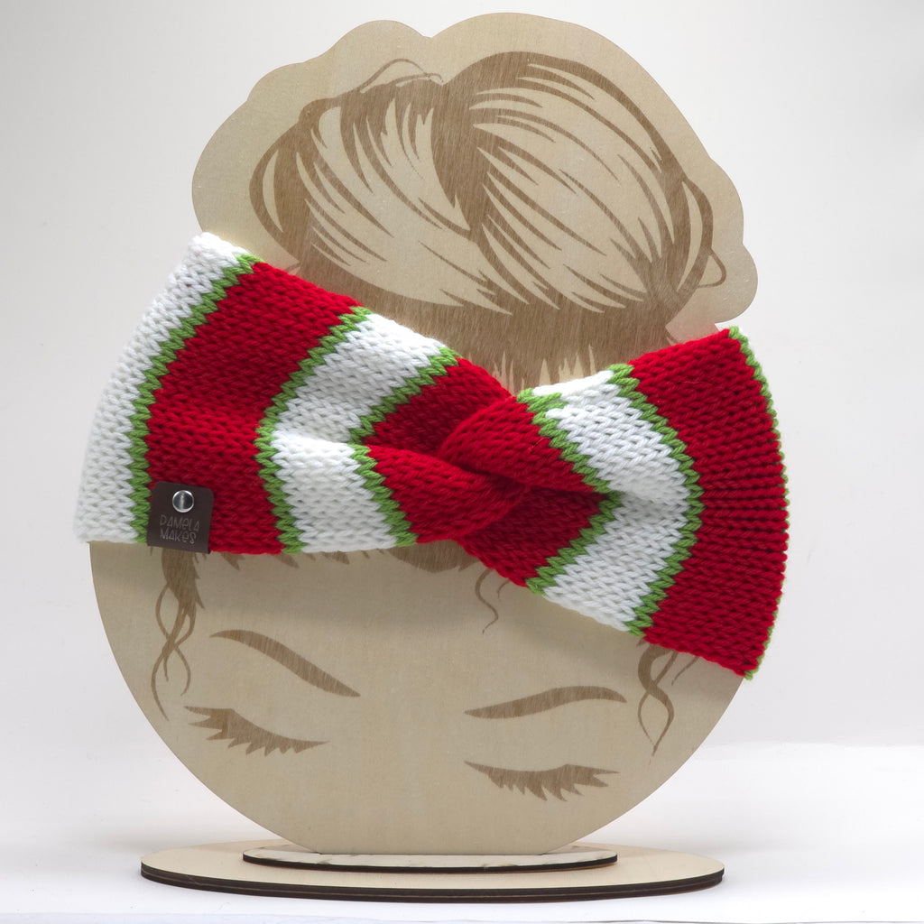 Knit Headband Grinchy
