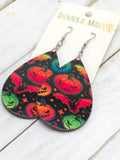 Earrings - Rainbow Pumpkins