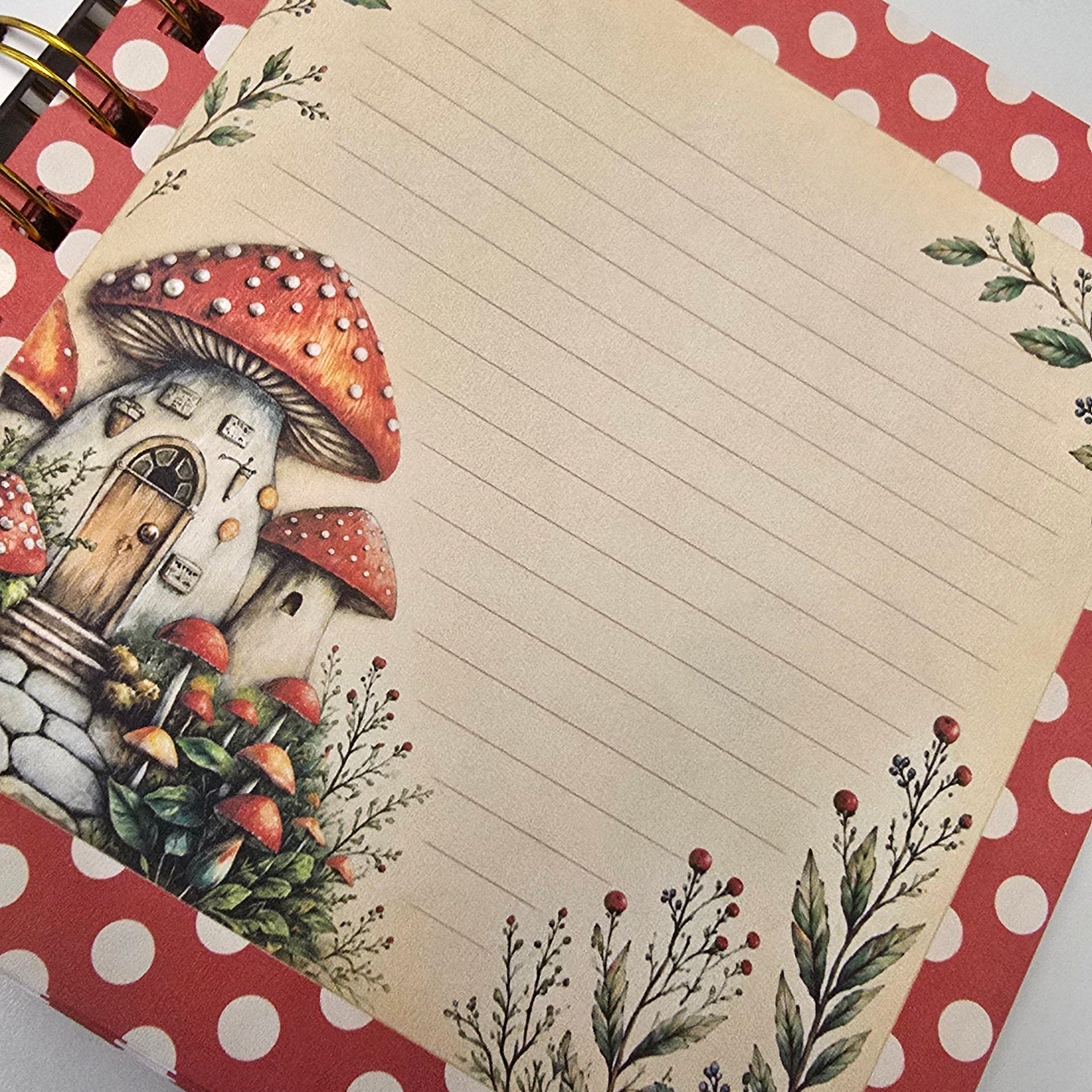 Woodland Mushroom - 5X5 BOUTIQUE JOURNAL