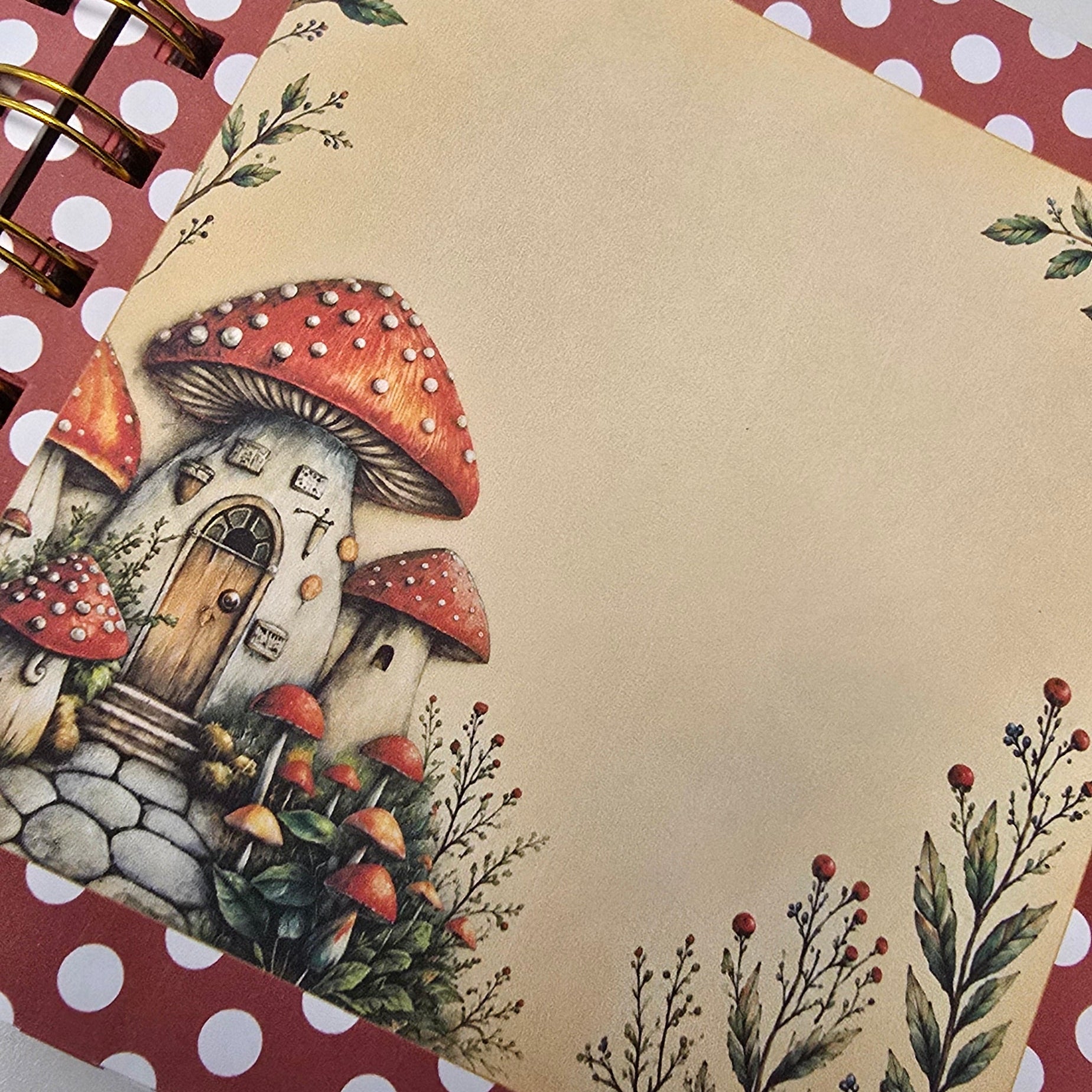 Woodland Mushroom - 5X5 BOUTIQUE JOURNAL