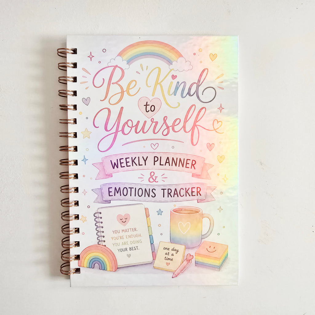Be Kind Weekly Planner & Emotions Tracker Journal | 6x9