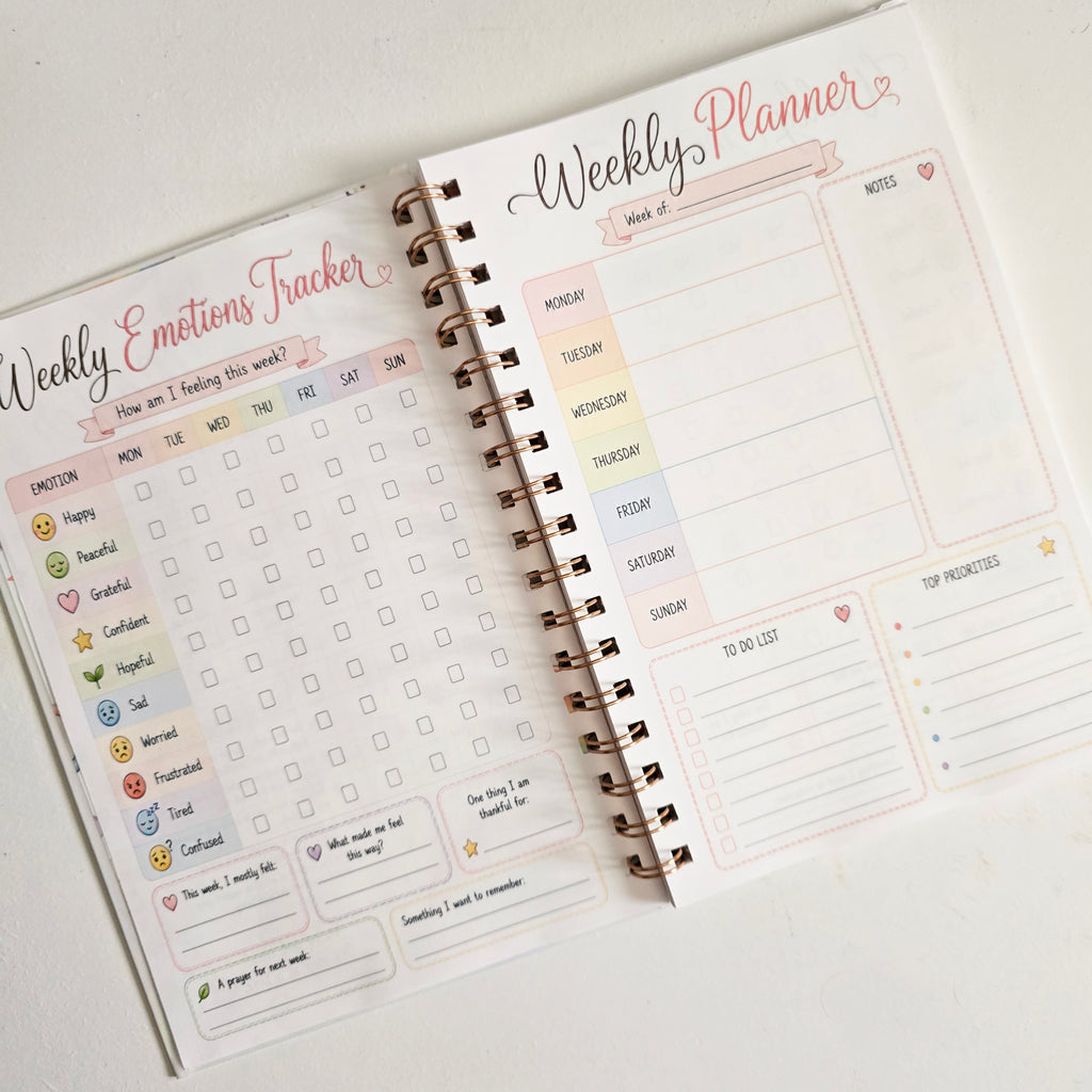 Be Kind Weekly Planner & Emotions Tracker Journal | 6x9