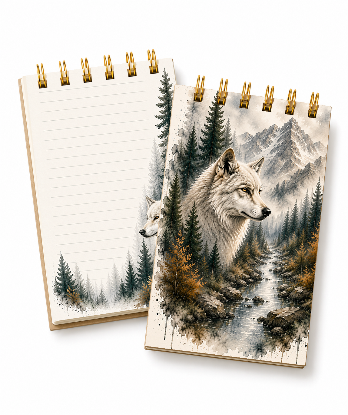 Spirit Wolf Memo Pad | 3x5