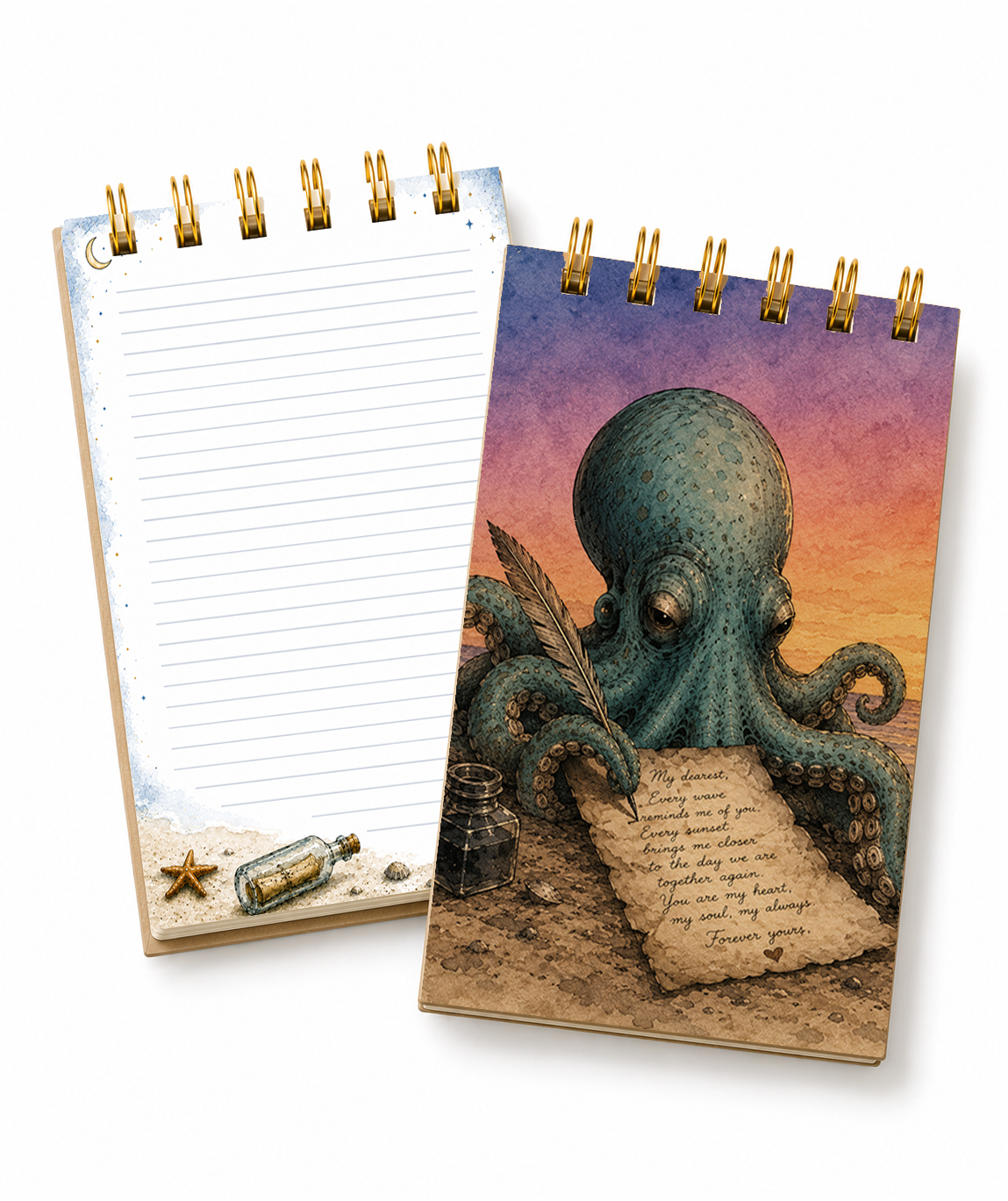 Lovesick Octopus Memo Pad | 3x5