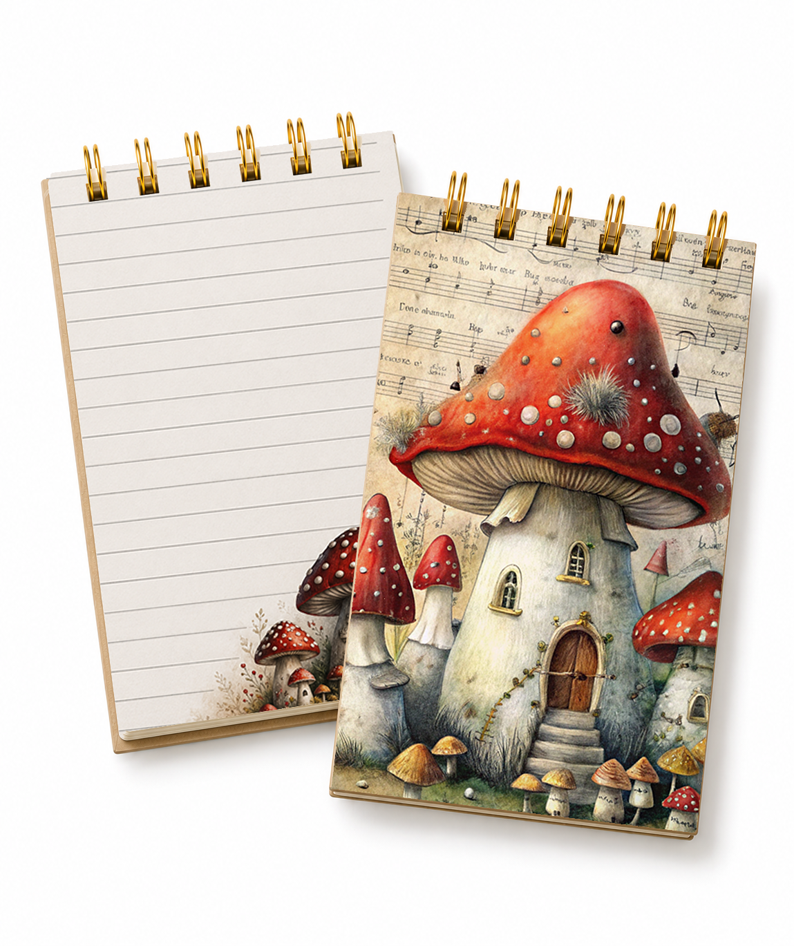 Woodland Mushroom Memo Pad | 3x5