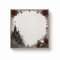 Gothic Romance Castle Lined Notepad | 4x4