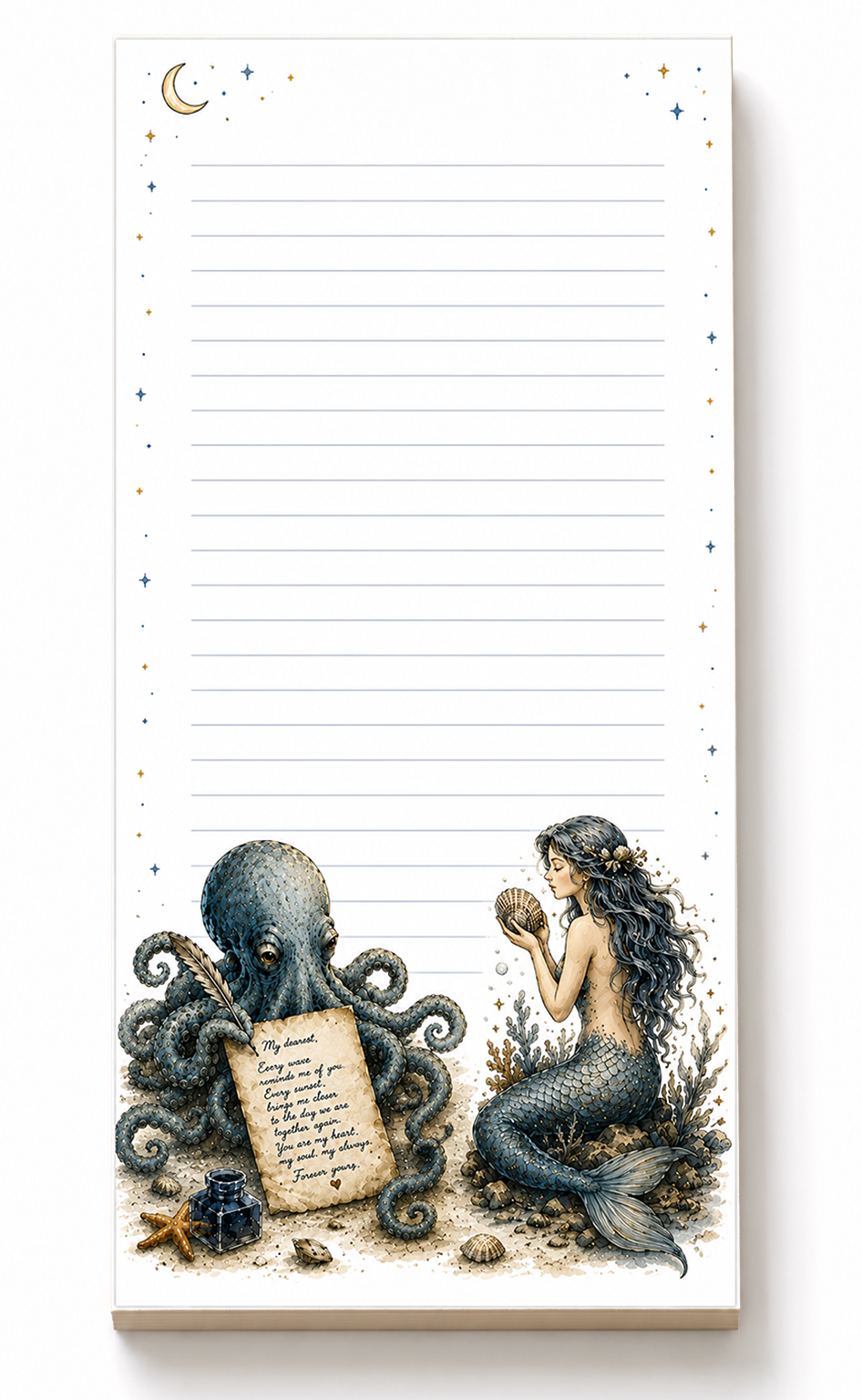 Lovesick Octopus Notepad | 4x8