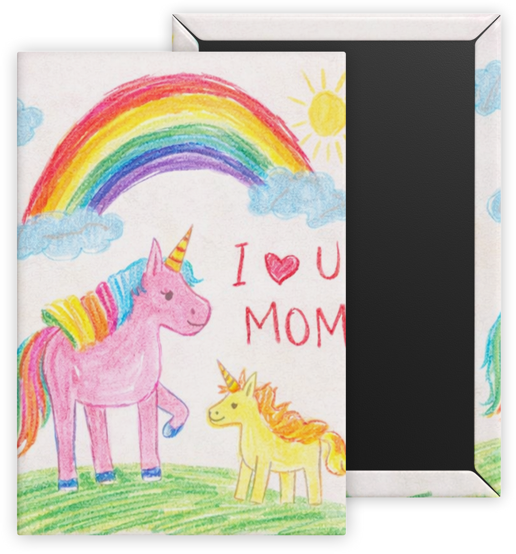 Personalized Artwork  Magnet | 2x3