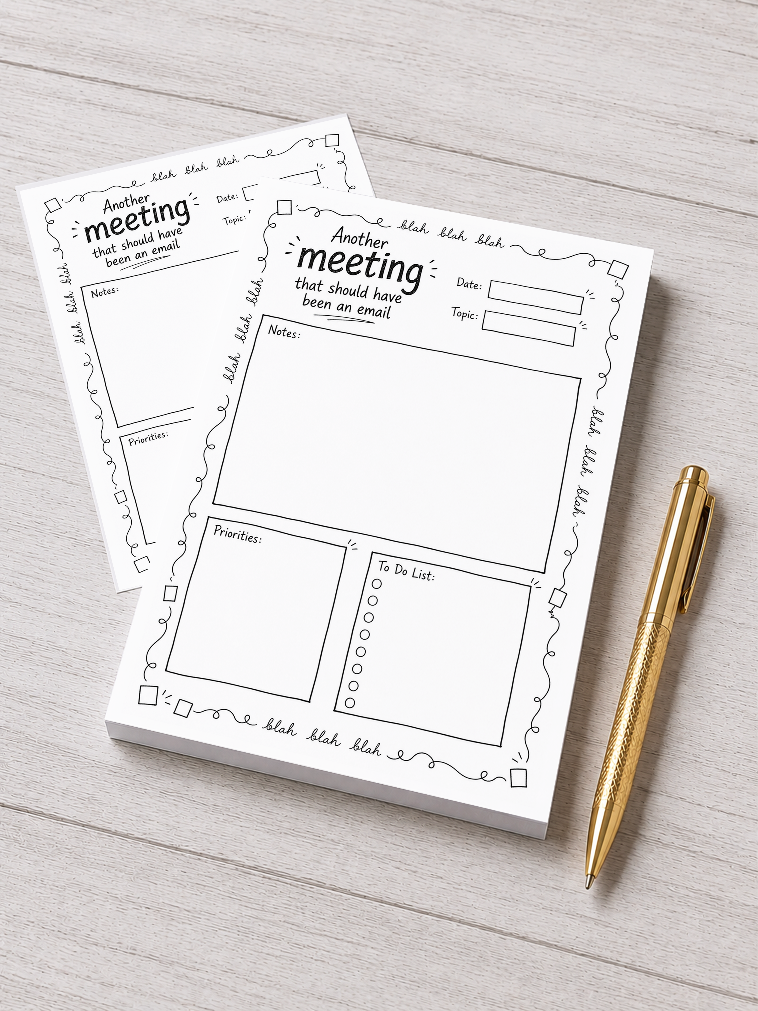 Another Meeting Email Notepad | 5x7
