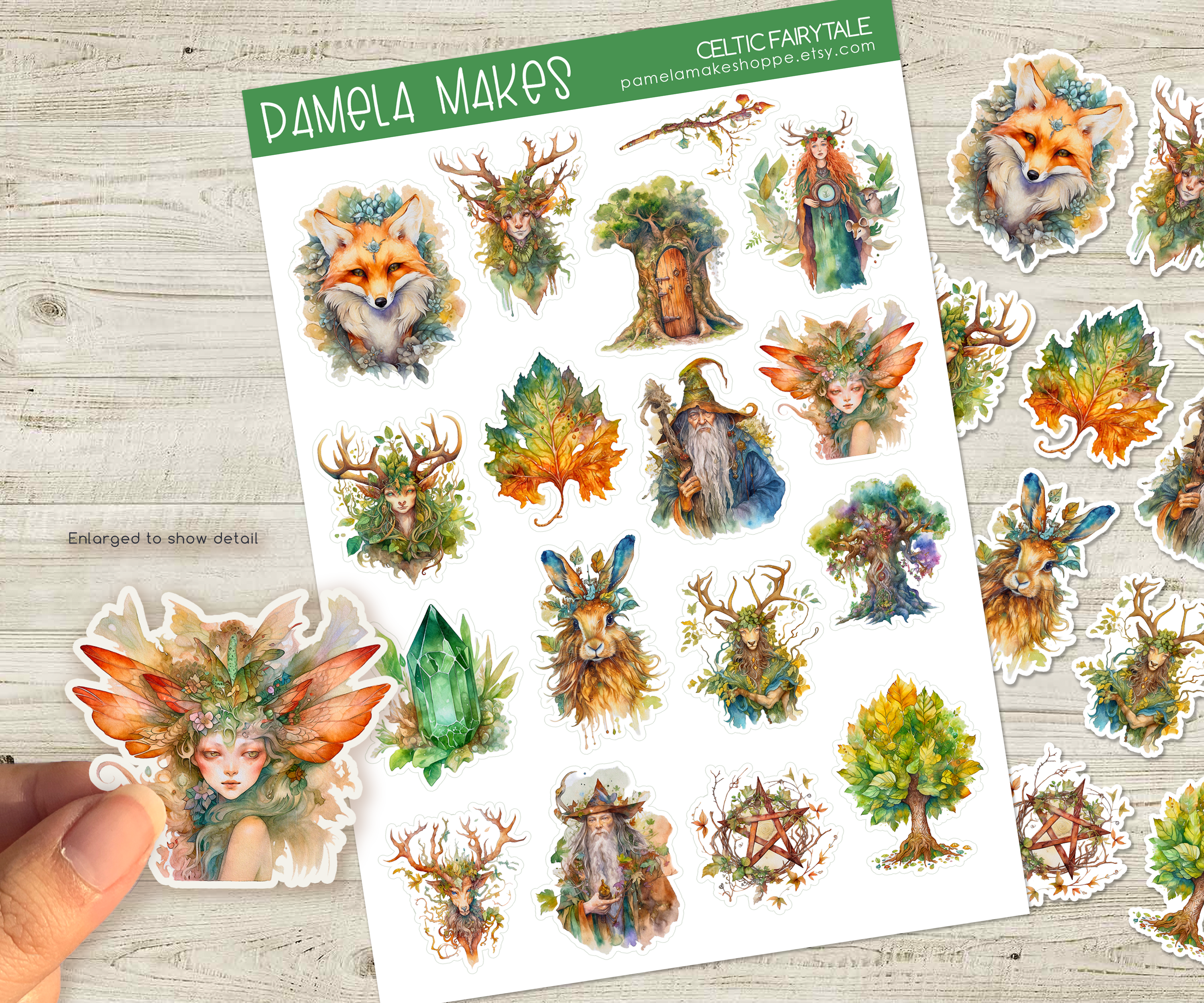 Sticker Sheet Celtic Fairytale