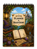 Dragons & Dungeons 6-Month Planner & Brain Dump Journal | 6X9