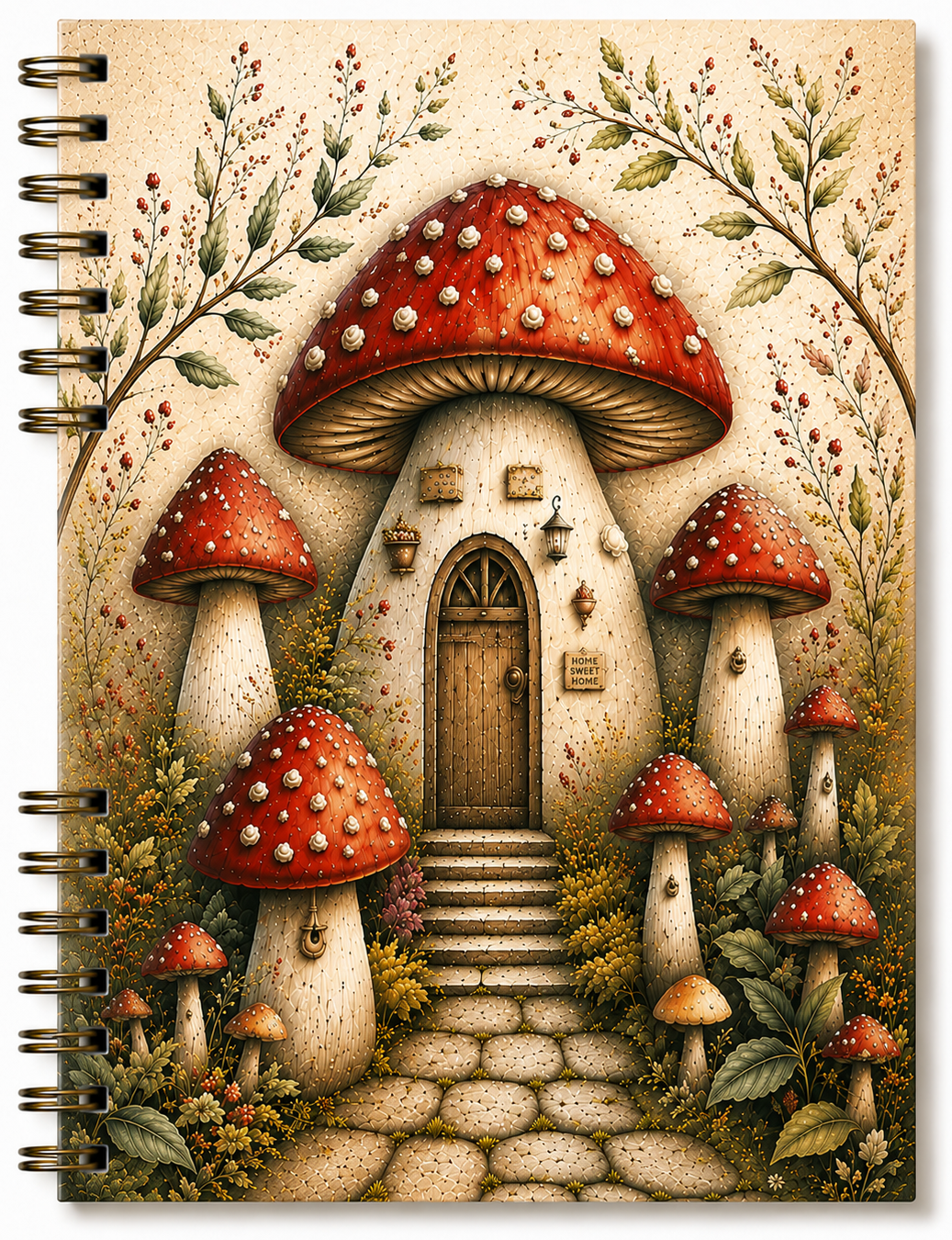 Woodland Mushroom - 6X9 JOURNAL