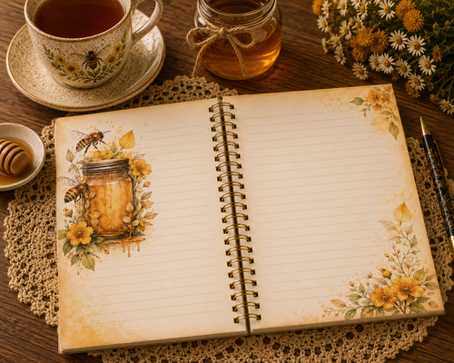 HONEYBEE - 5X7 JOURNAL