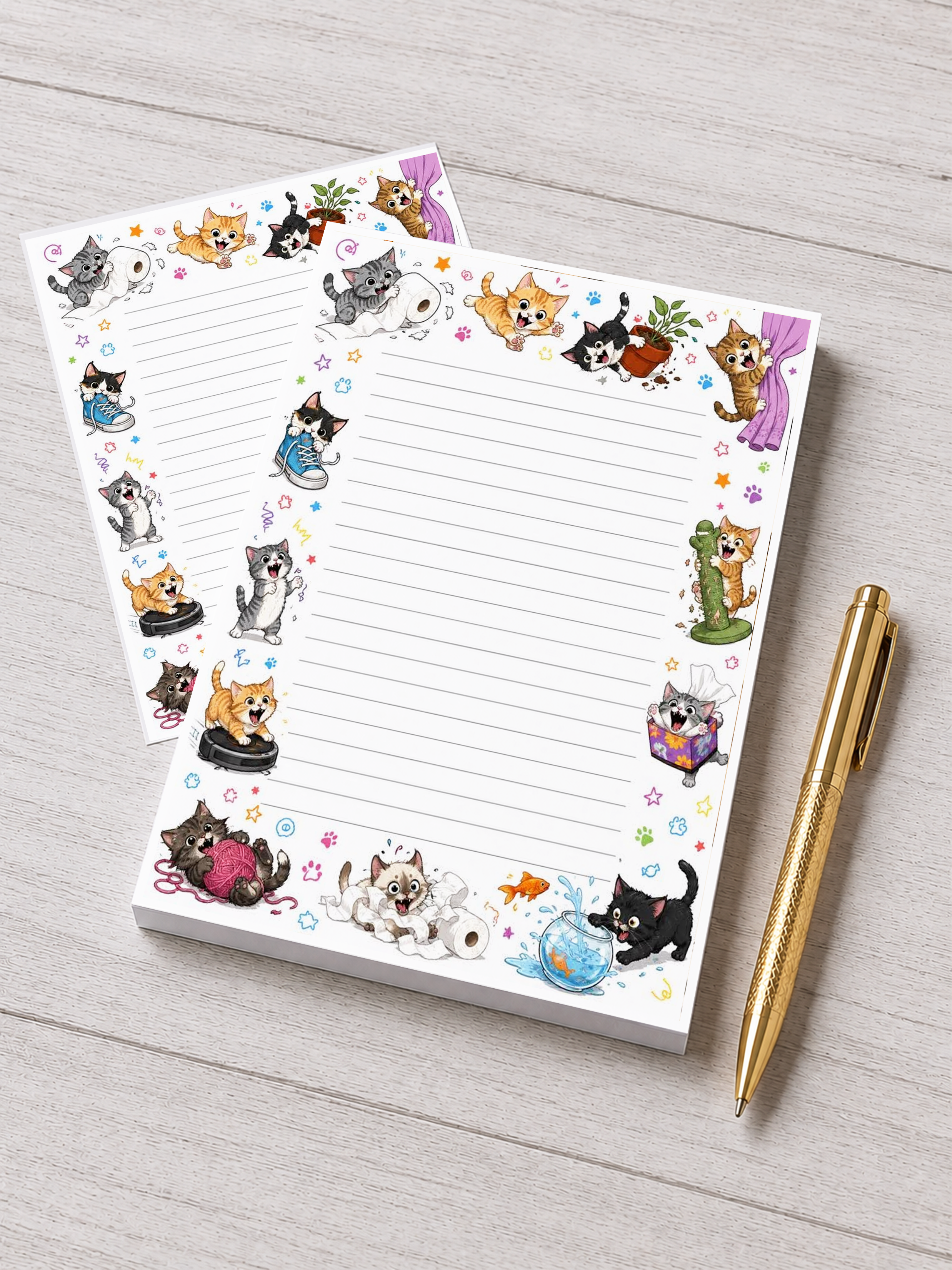 Crazy Kats II Notepad | 5x7