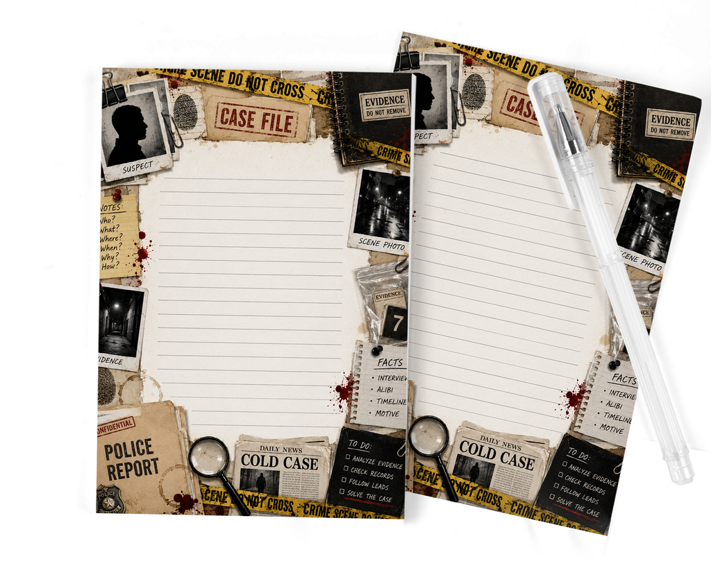 Crime Scene Notepad | 5x7