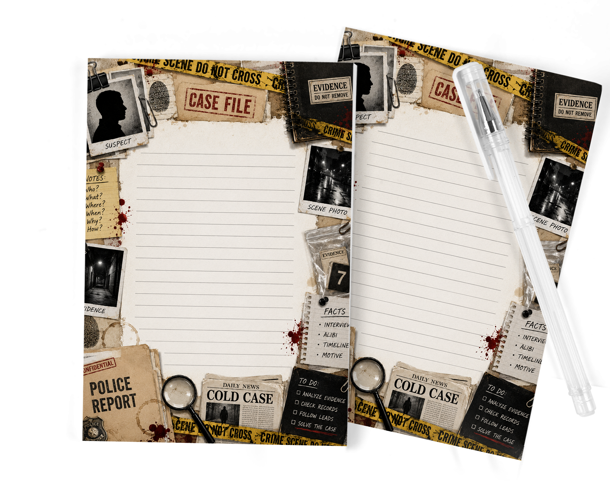 Crime Scene Notepad | 5x7