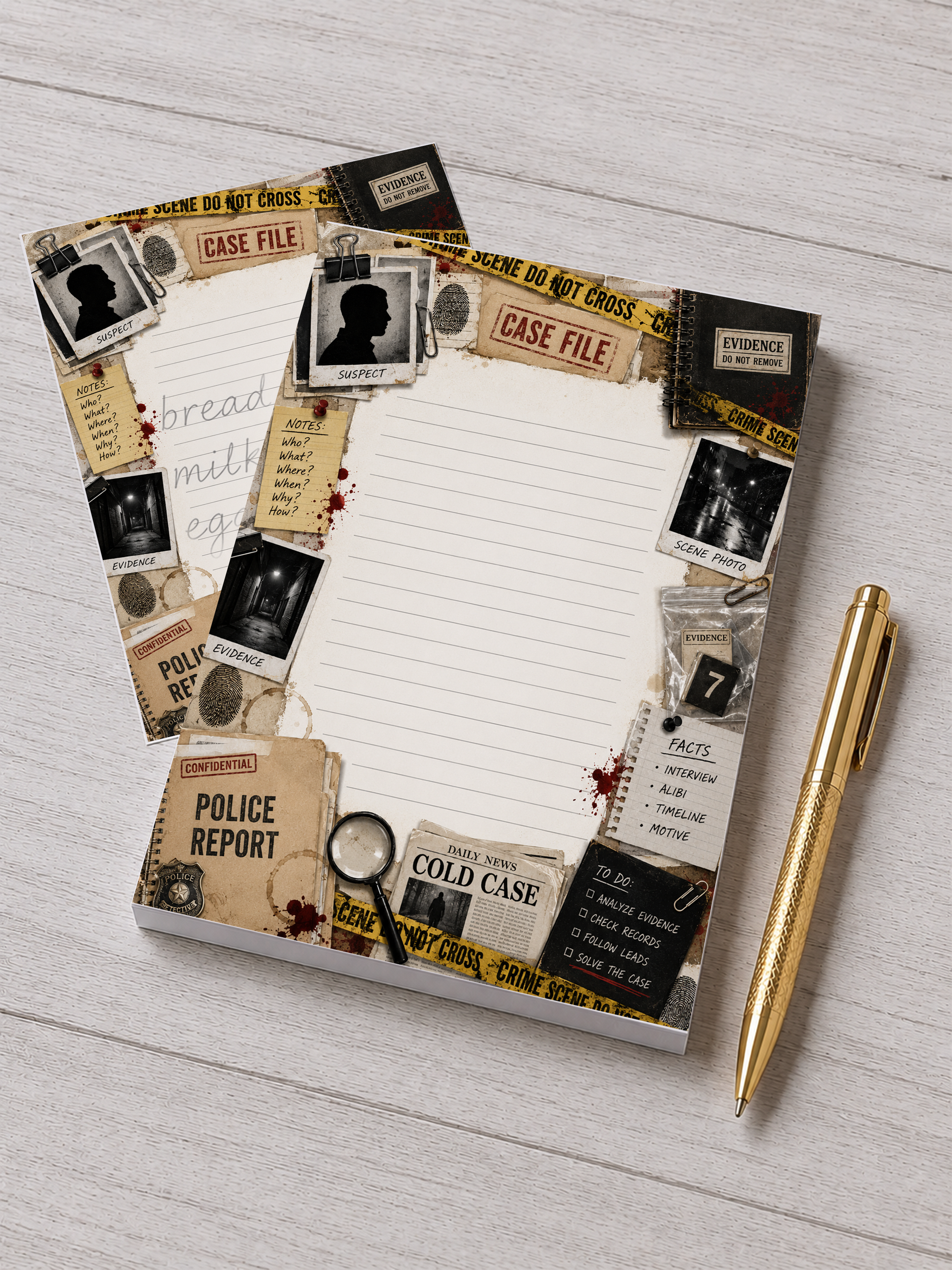 Crime Scene Notepad | 5x7