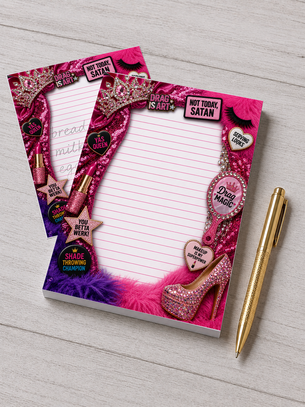 Drag is Art Notepad | 5x7