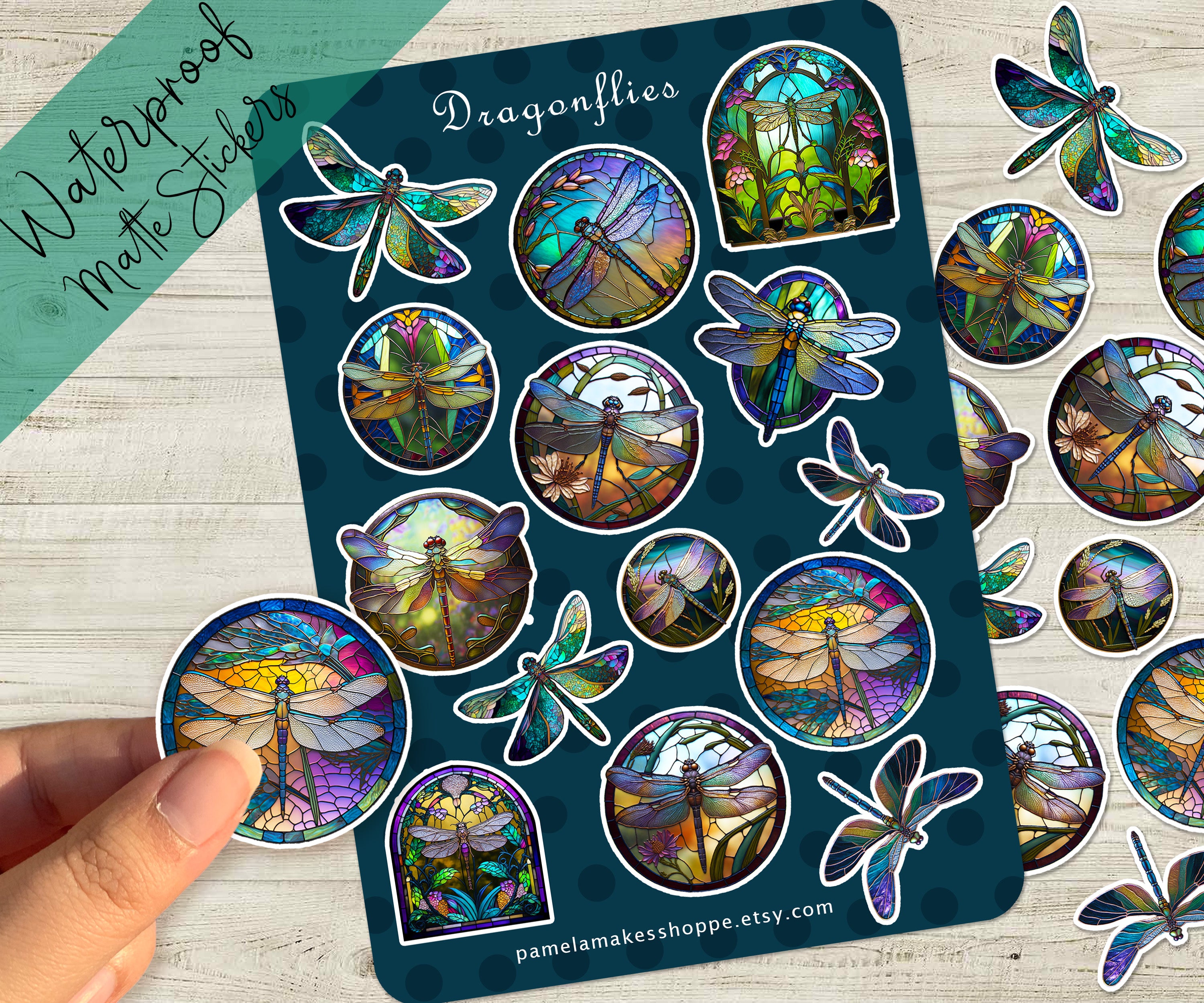 Sticker Sheet Dragonflies