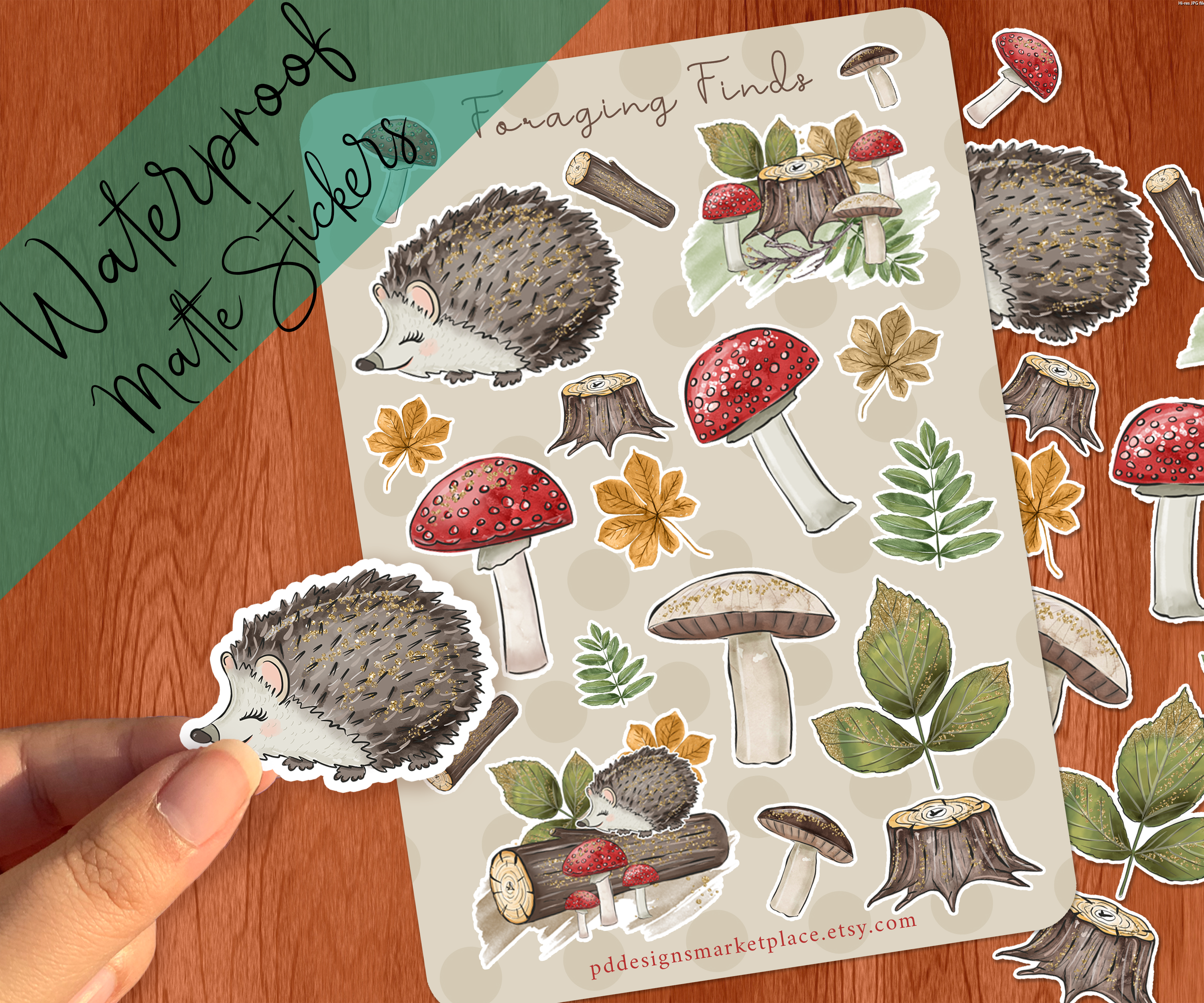 Sticker Sheet Foraging Finds