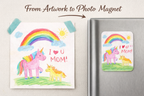 Personalized Artwork  Magnet | 2x3