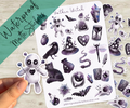 Sticker Sheet Gothic Witch