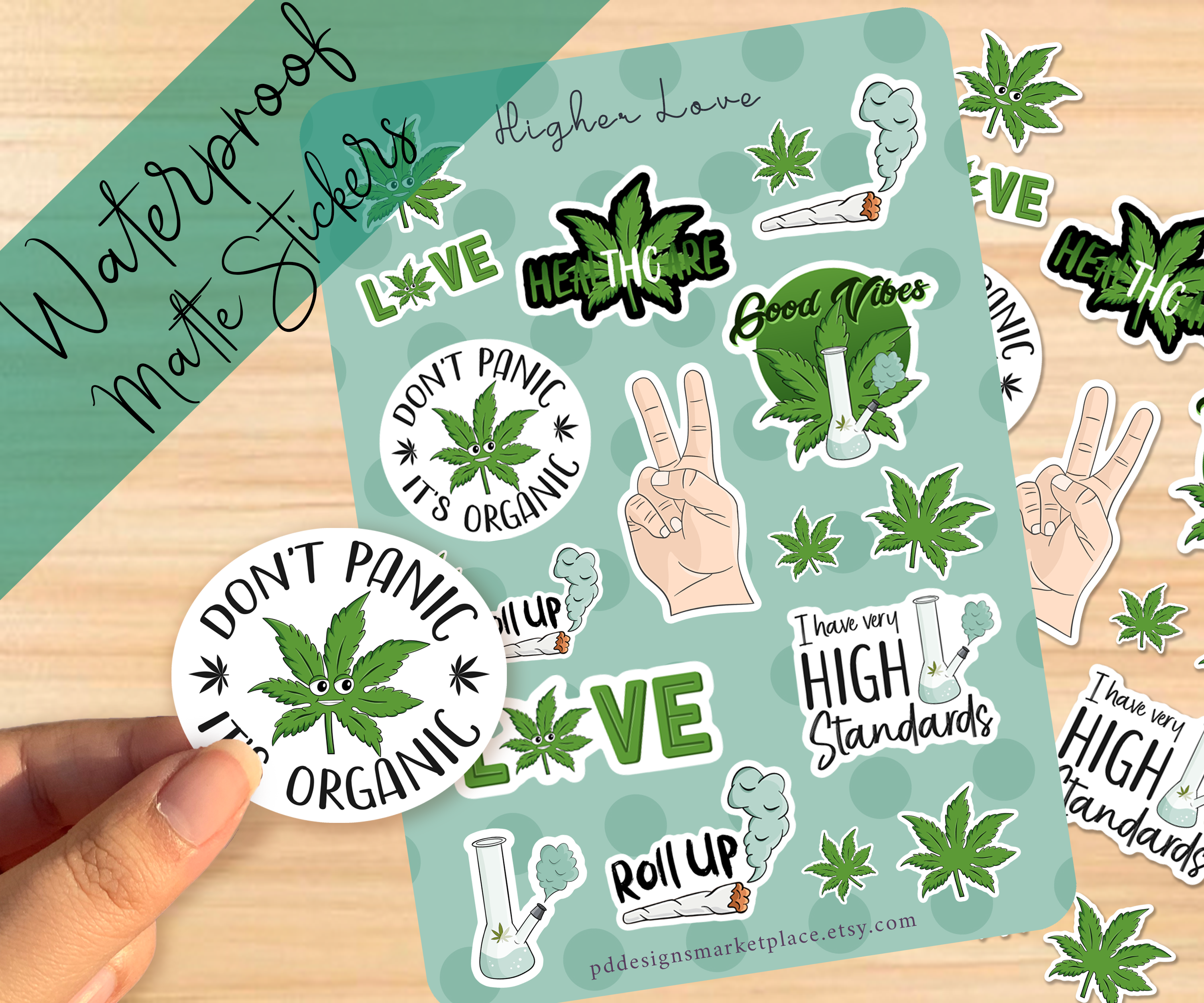 Sticker Sheet Higher Love