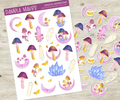 Magical Mushrooms Sticker Sheet