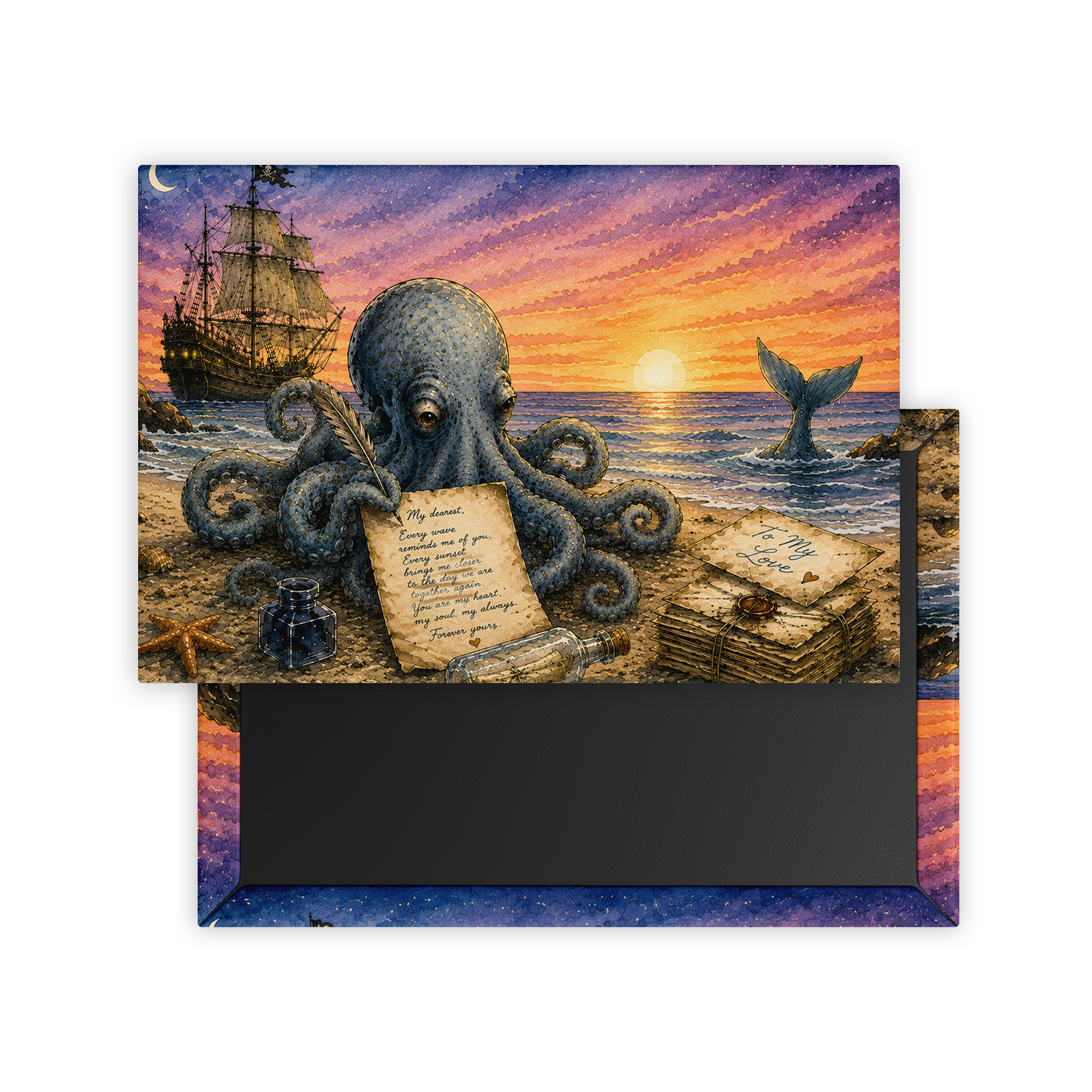 Lovesick Octopus  Magnet | 2x3