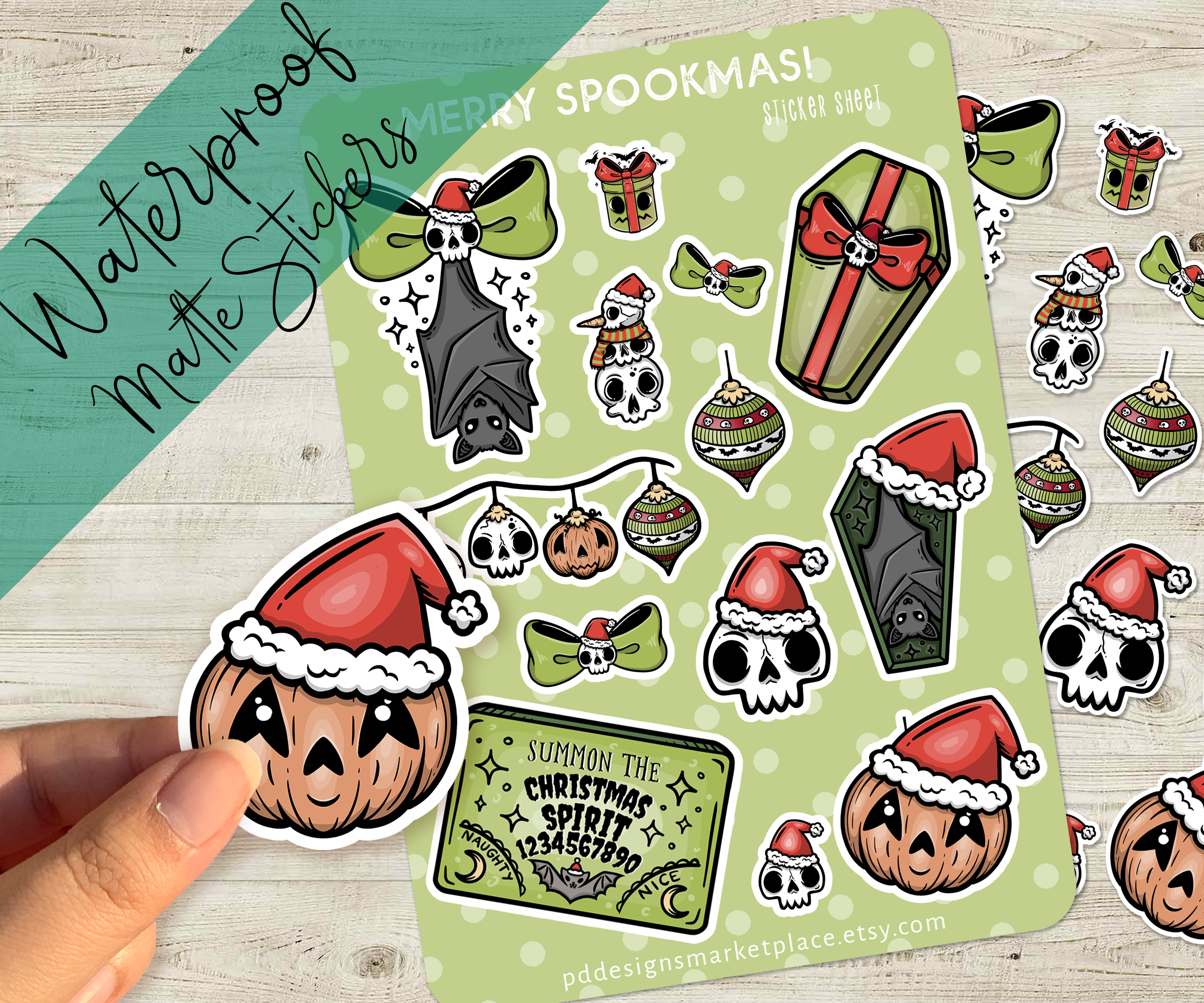 Merry Spookmas Sticker Sheet