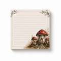 Woodland Mushroom Lined Notepad | 4x4